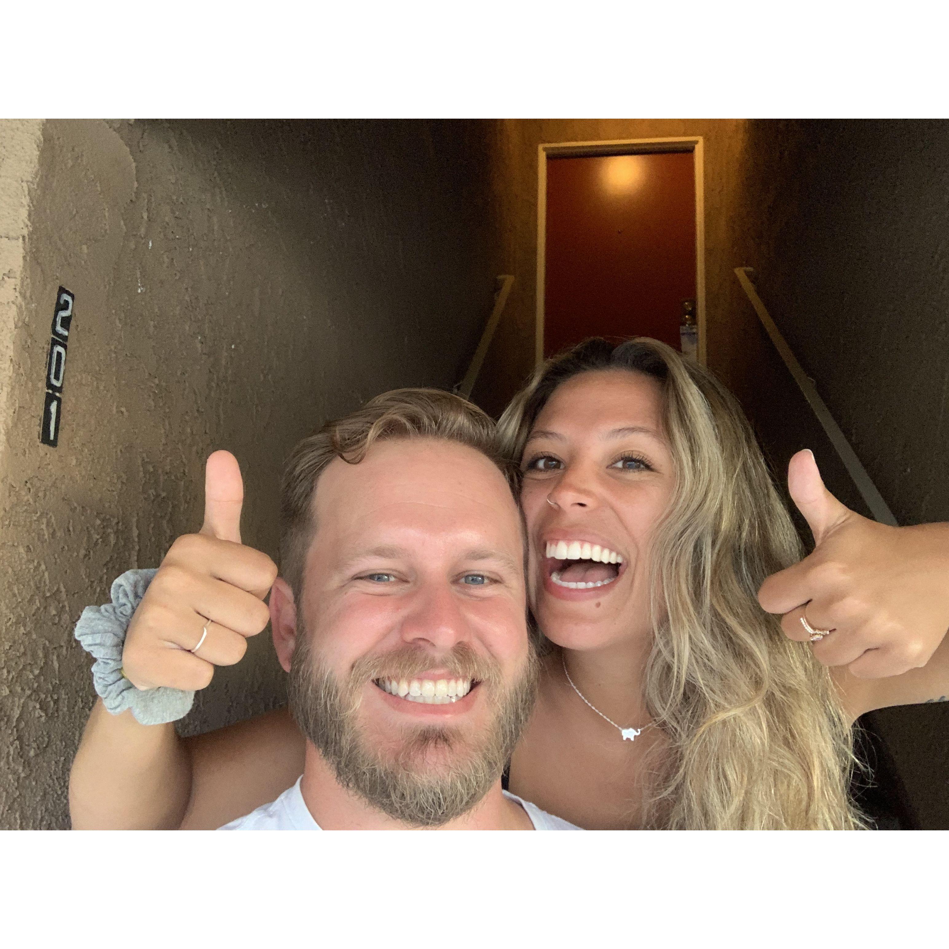 Our first apartment together <3