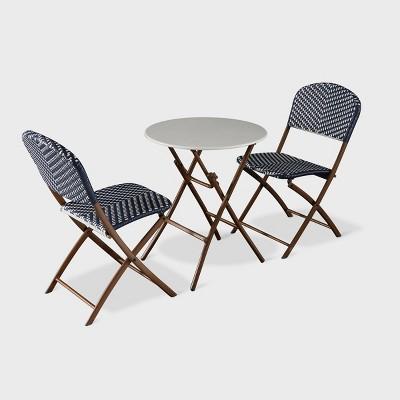 French Café 3pc Folding Patio Bistro Set - Threshold™