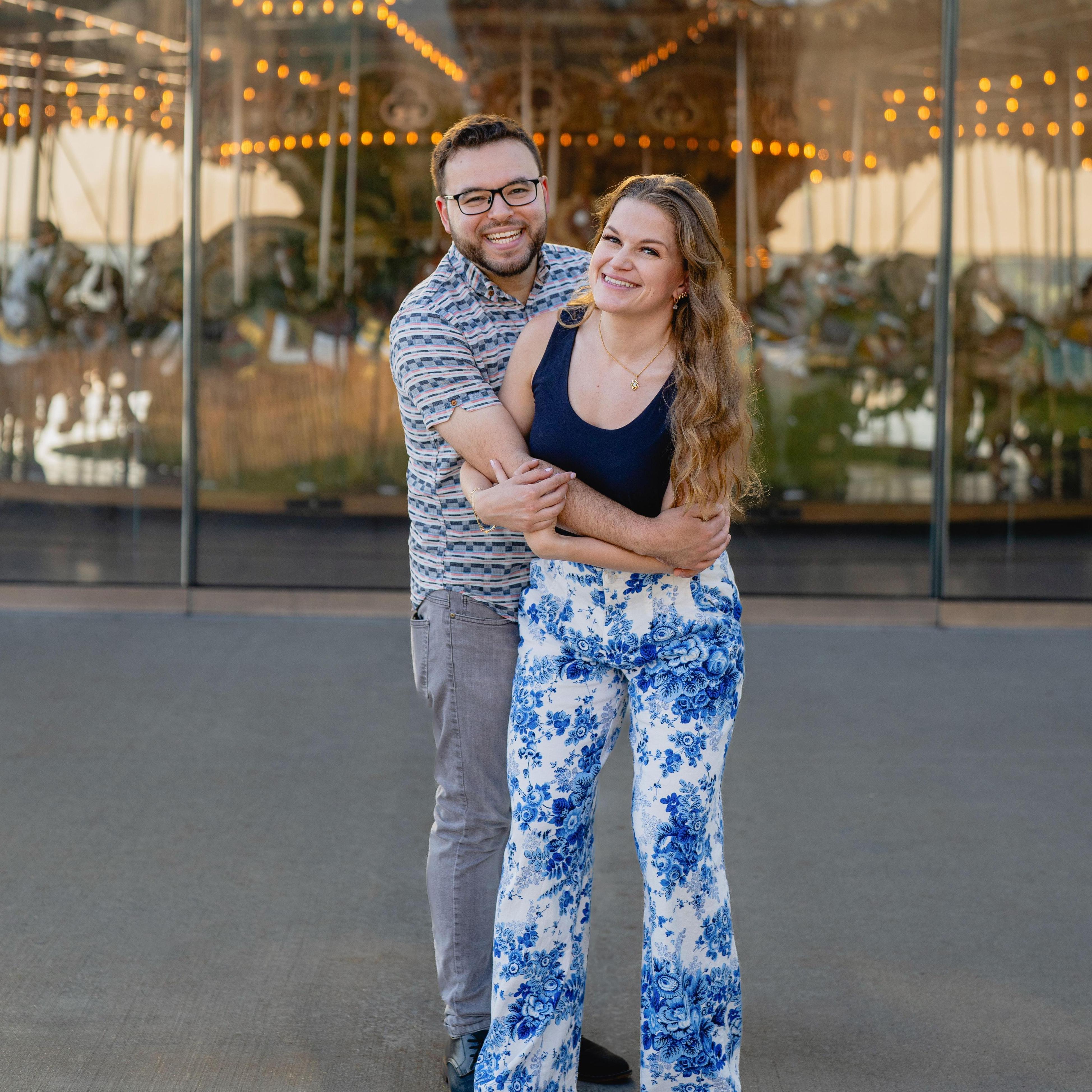 2023 Engagement Photos in Dumbo