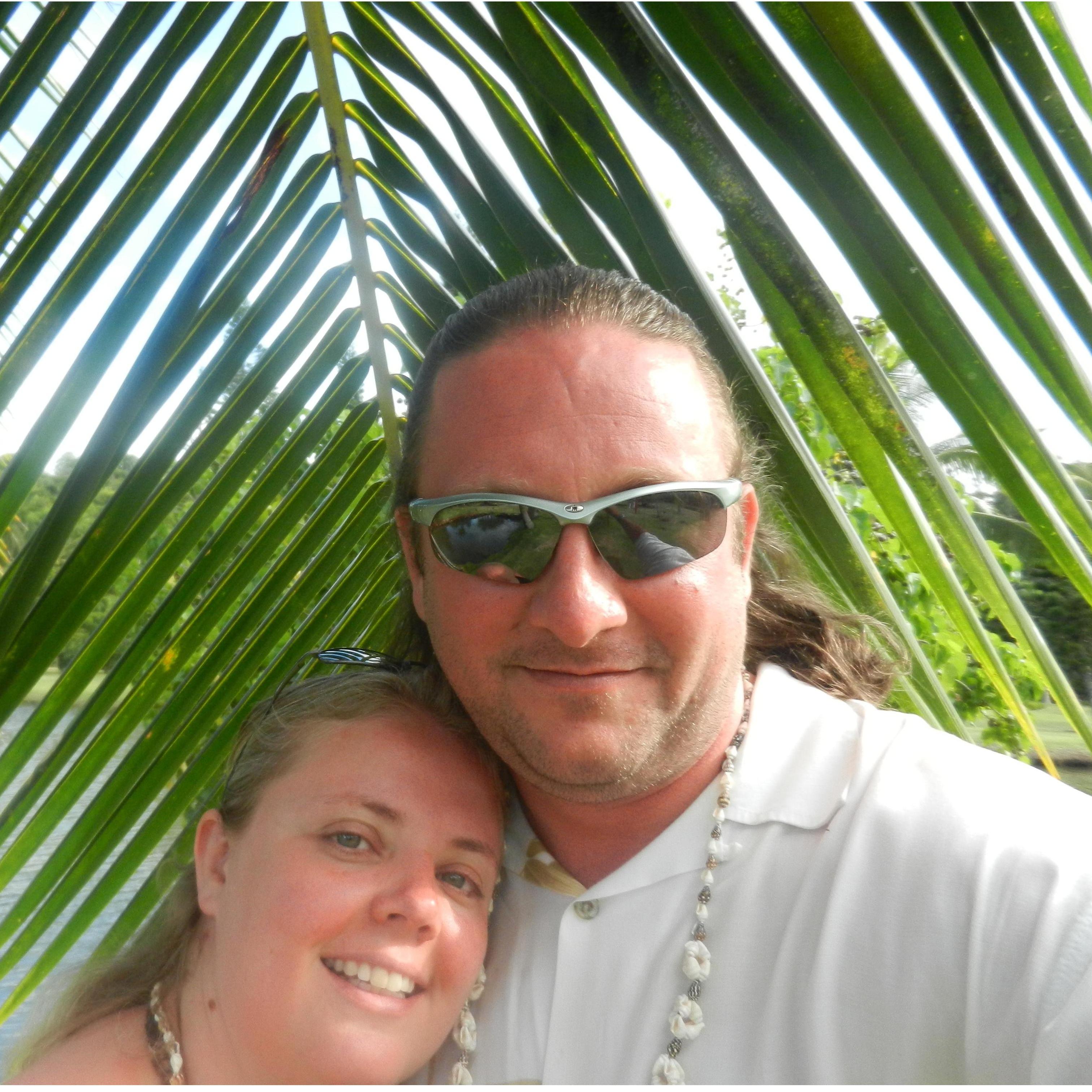 In Hawaii at a luau