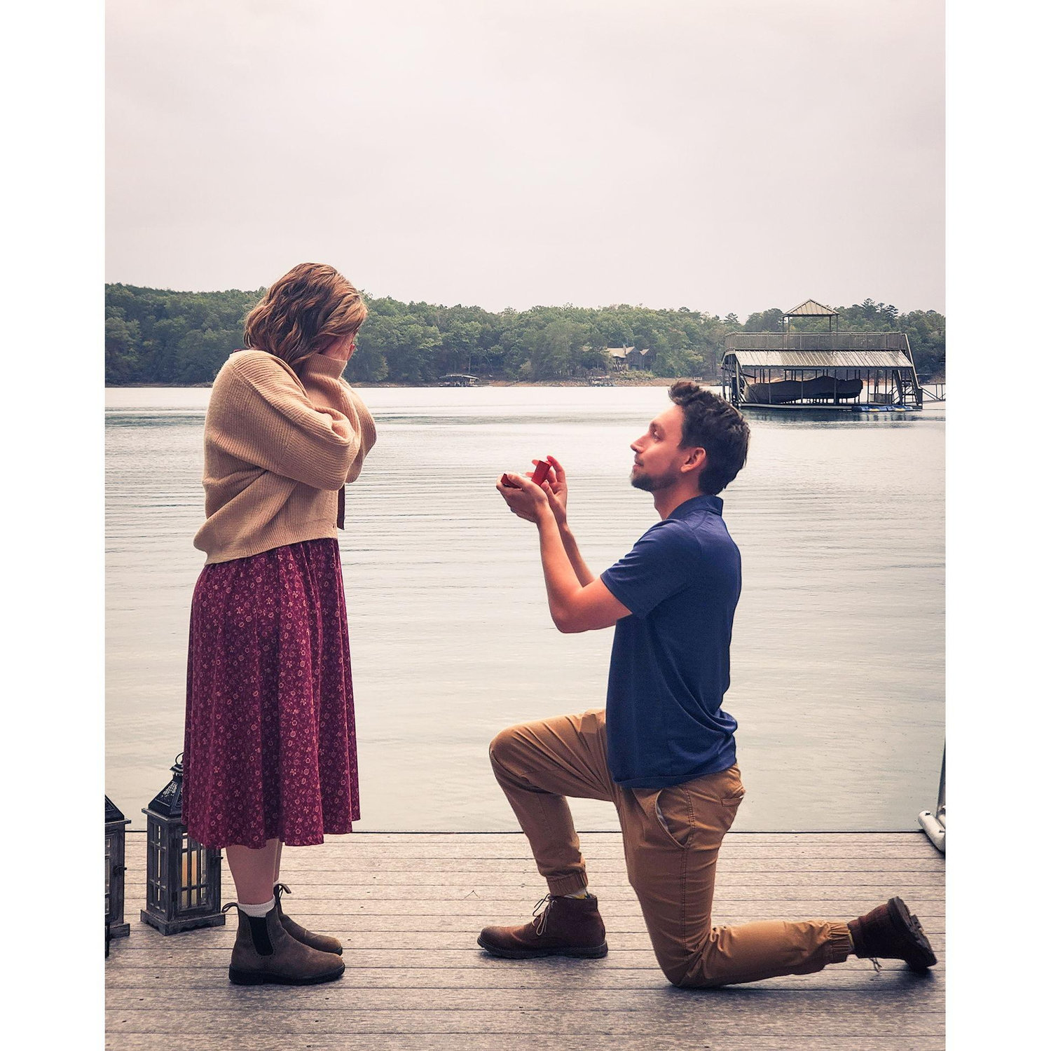 The moment she said YES!