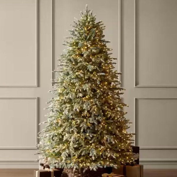 7.5 ft. Grand Duchess Twinkling Balsam Fir Flocked LED Pre-Lit Artificial Christmas Tree T26
