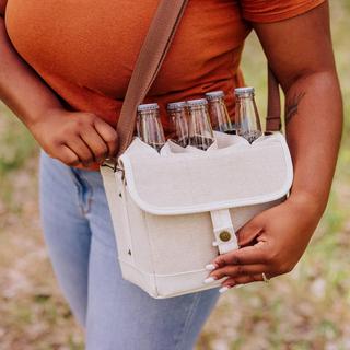 Beer Caddy Cooler Tote with Opener