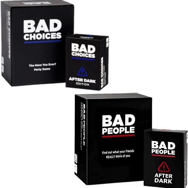 BAD PEOPLE & Bad Choices Mega Games Bundle - Both Base Games + Expansion Packs