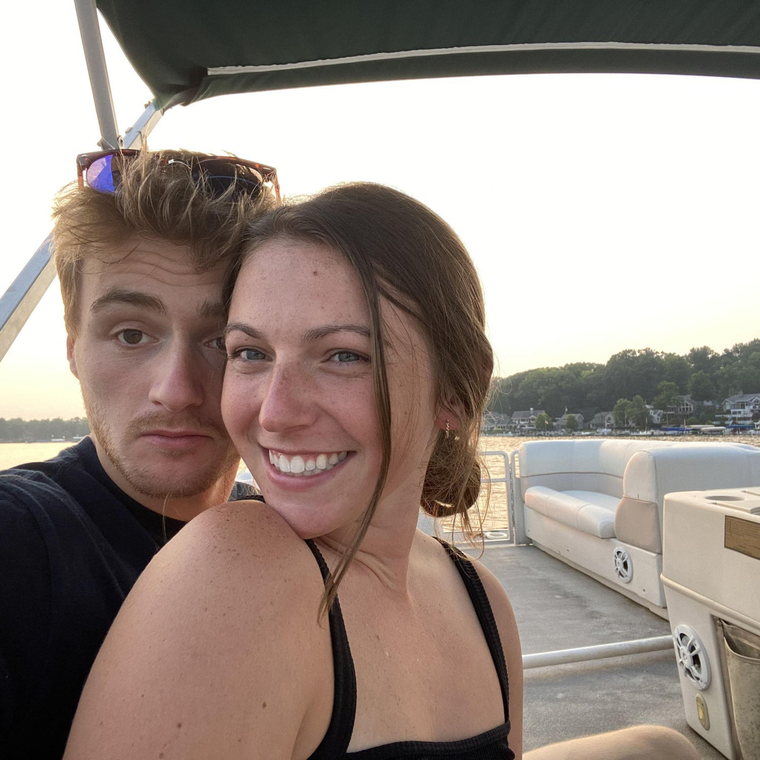 Moments before Tristan said "I love you" for the first time!