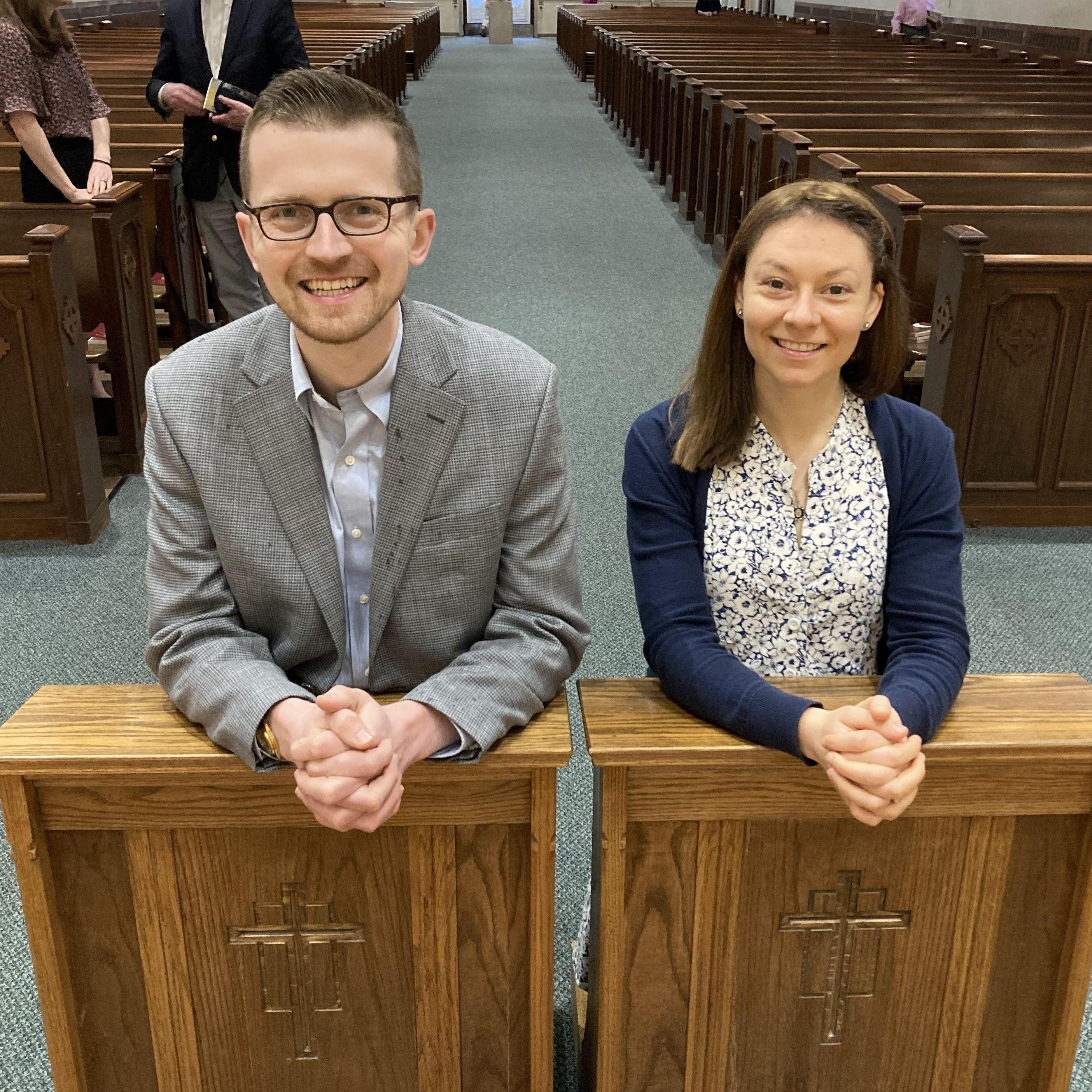 We had our engagement blessed by Fr. Casey!
