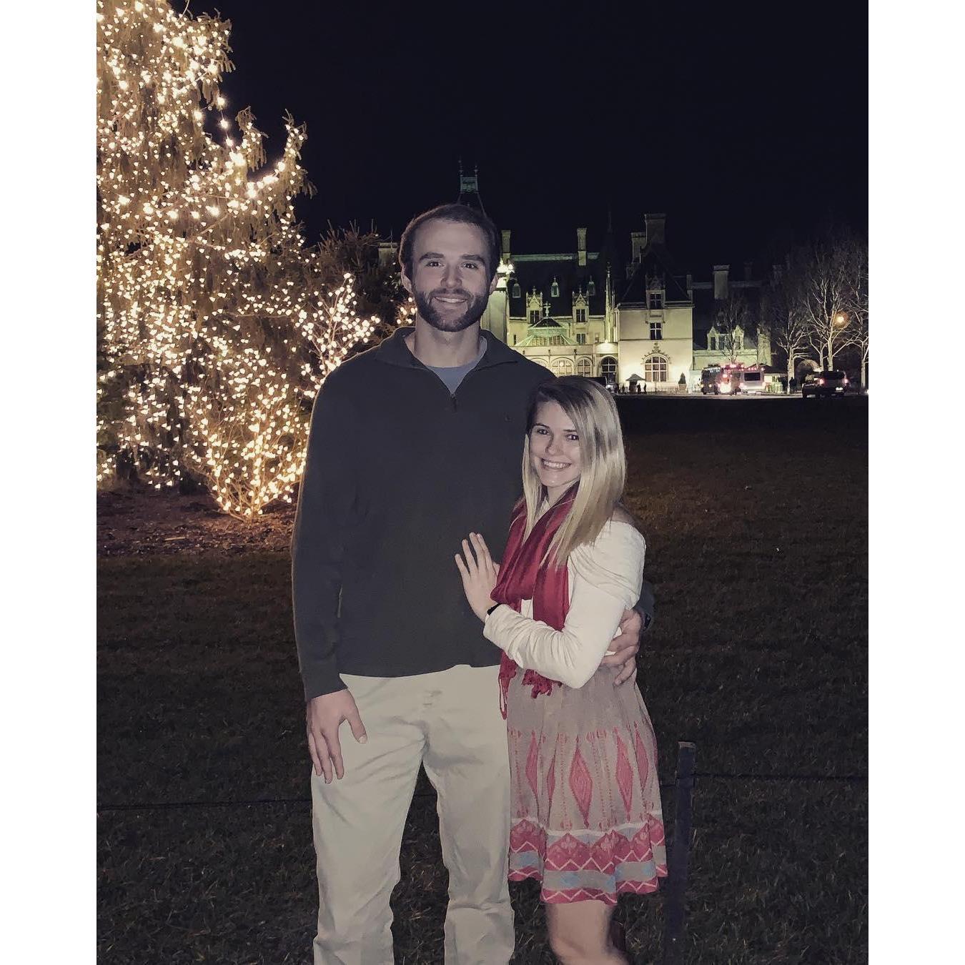 Stu's Christmas gift to Presley was Christmas at Biltmore in 2018.