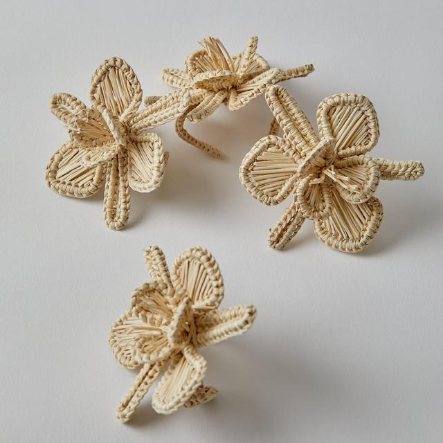 Maison Margaux | Flower Napkin Rings (Set of 4)