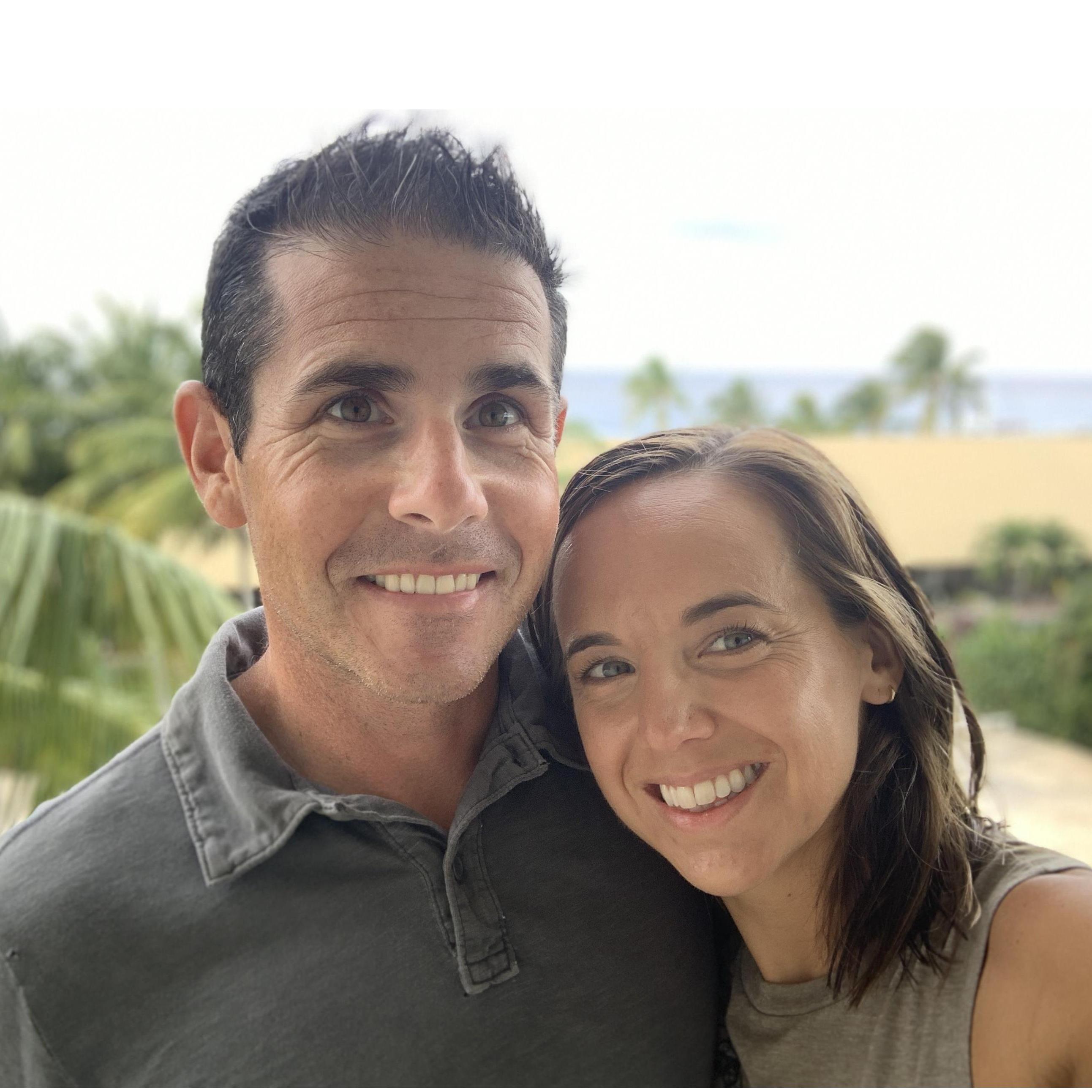 Getting ready to depart Cozumel after the Ironman - feeling all of the feels after Matt coached Jenny every step of the way for an entire year.
