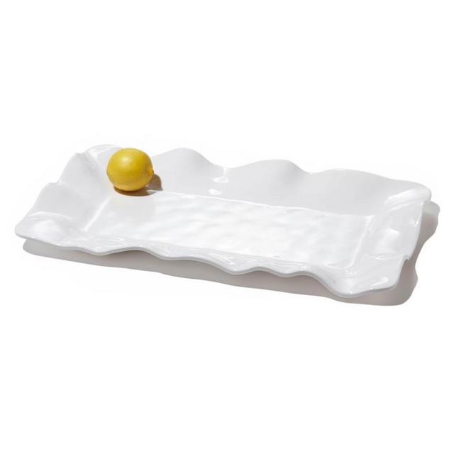 Vida Havana Long Rectangular Tray (White) by Beatriz Ball
