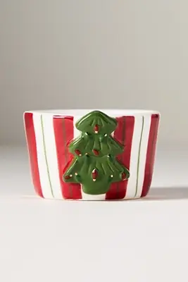 Festive Dolomite Nut Bowl