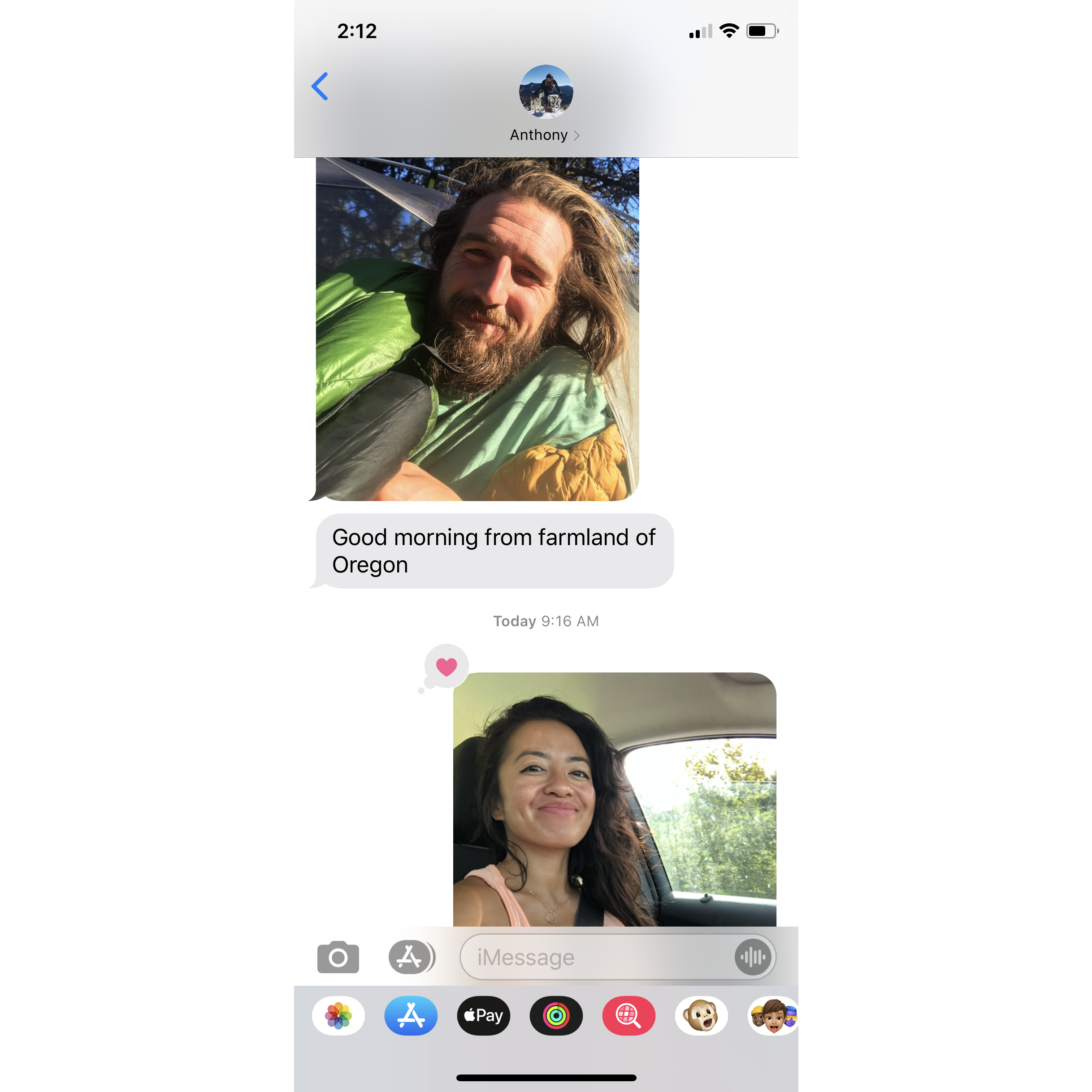 Long distance friends, flirting