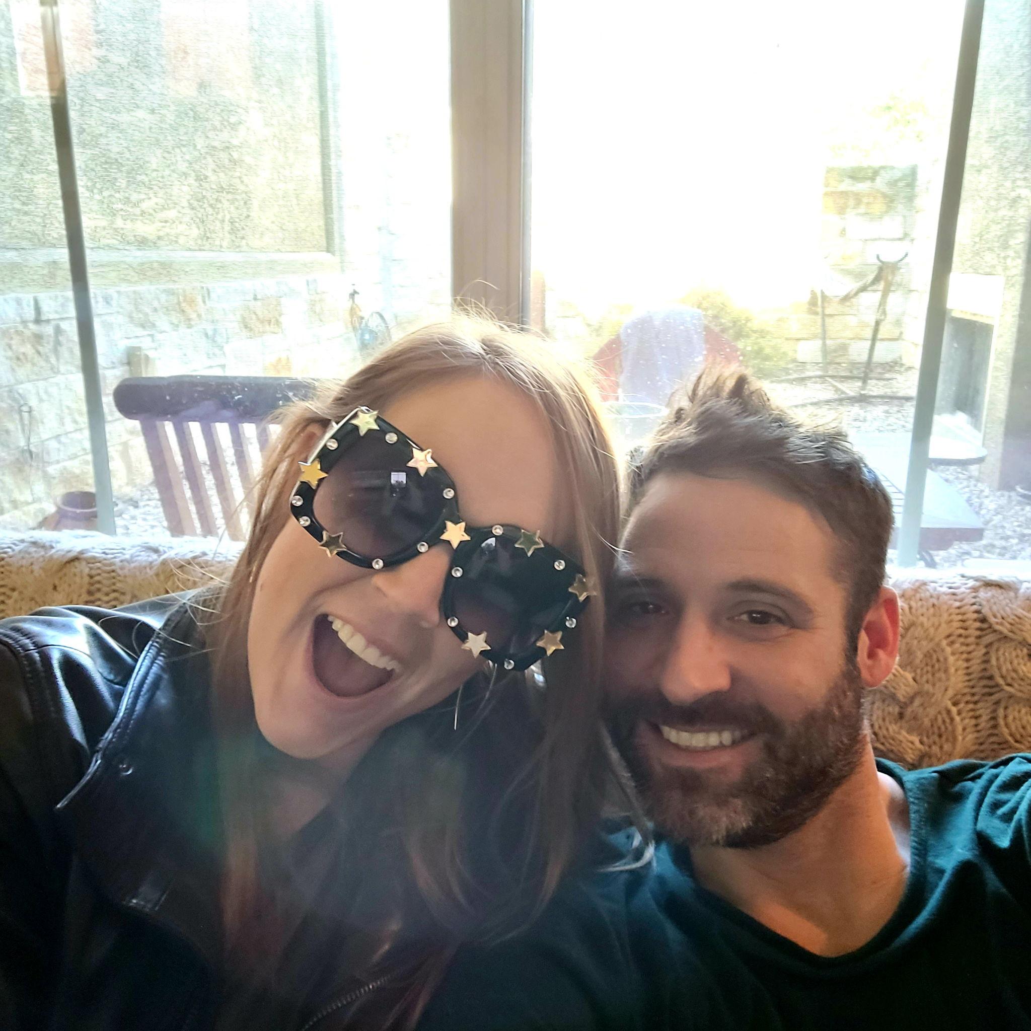 One of our first photos together in January 2022.