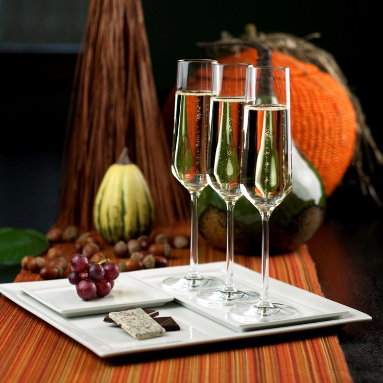 Zwiesel Glas, Puro Champagne Flute, Set of 6 | Zola