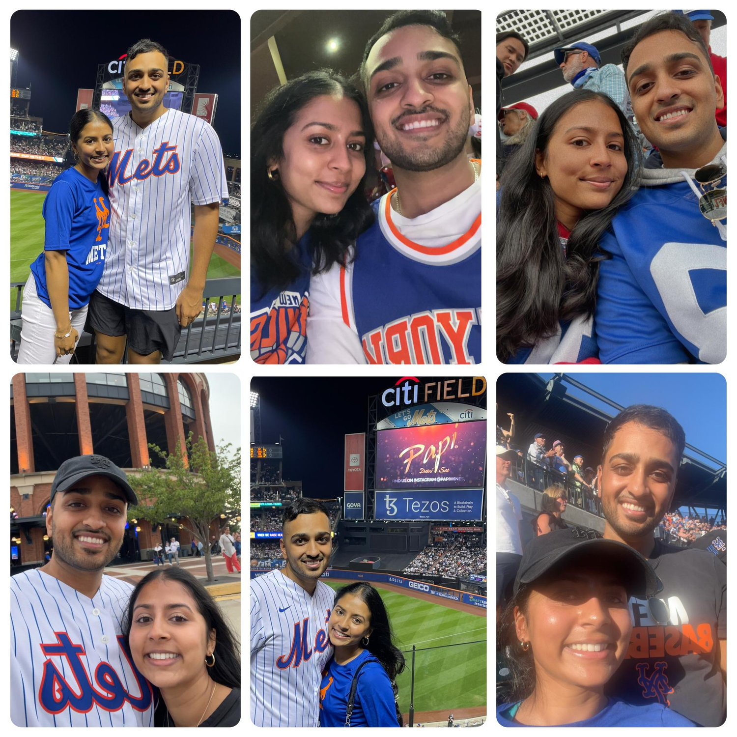 We love going to sports games. Let's go Mets, Knicks and Giants!