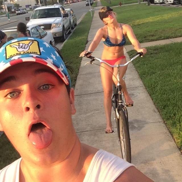 The day we met, 7/4/16, and the first of many 4th's spent together!