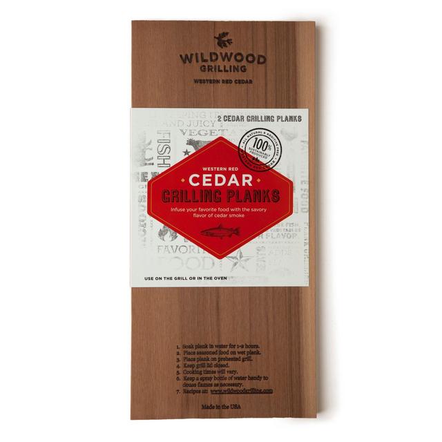 Wildwood Grilling 2-Pack Large Cedar Cooking Planks