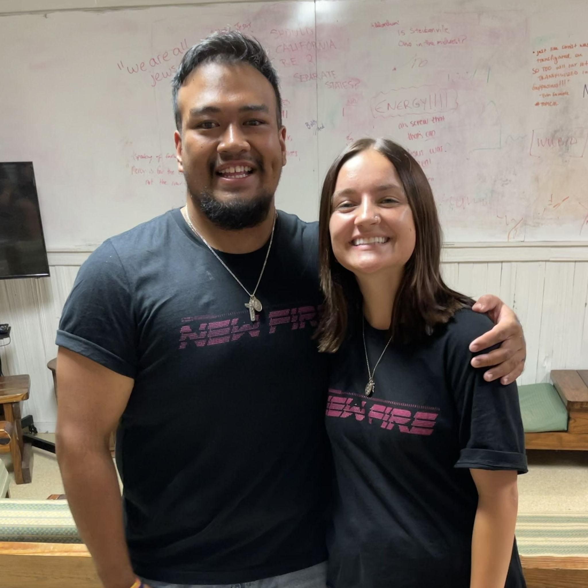 Hannah and Hans first photo together from Wildsky in Texas where they met!