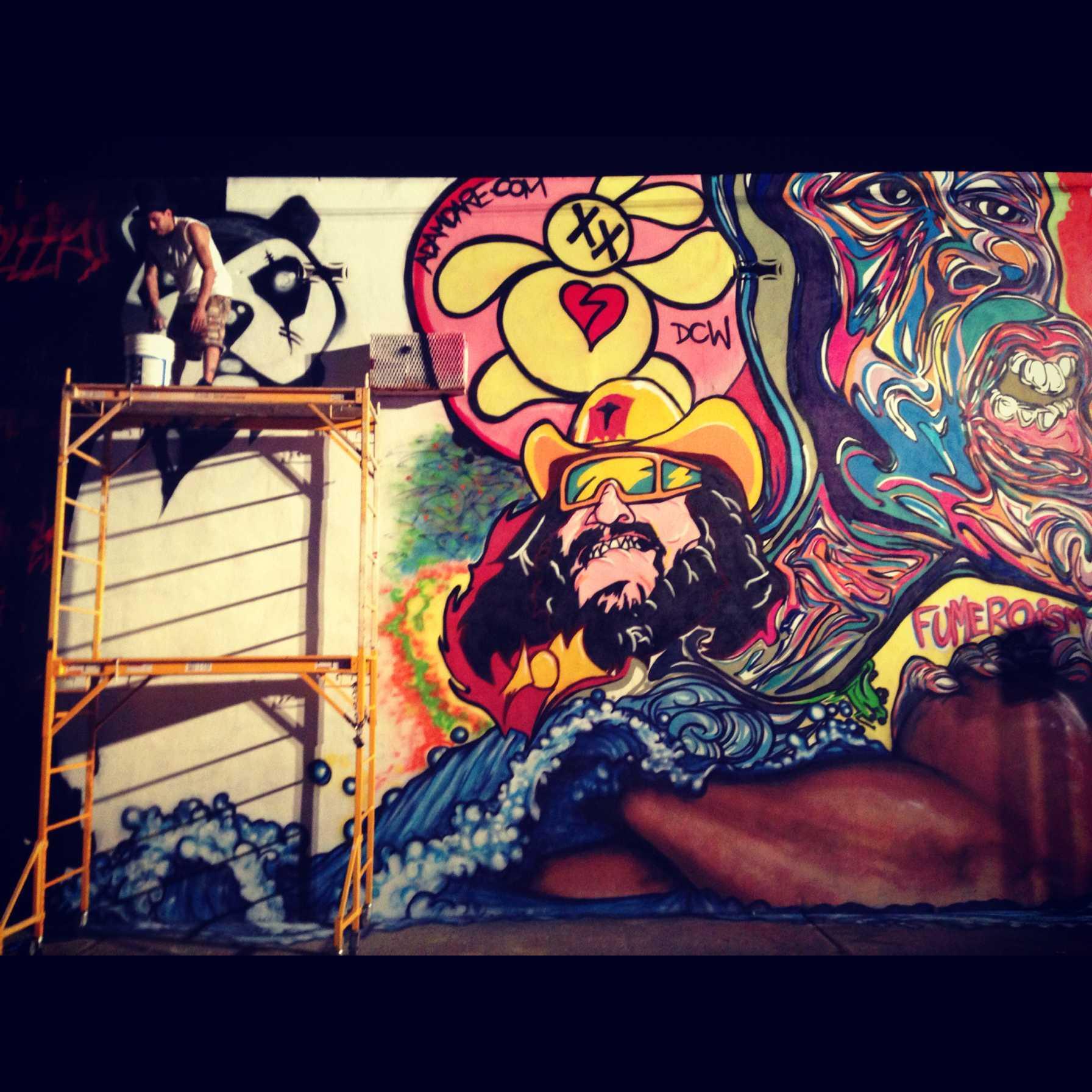 Street art photographs from the day we met