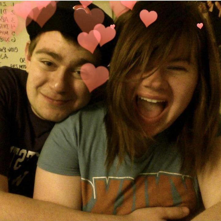 Our first Valentine's Day together.