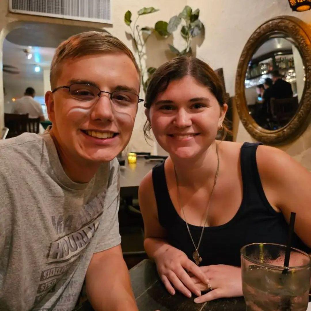 Dinner before a cruise.