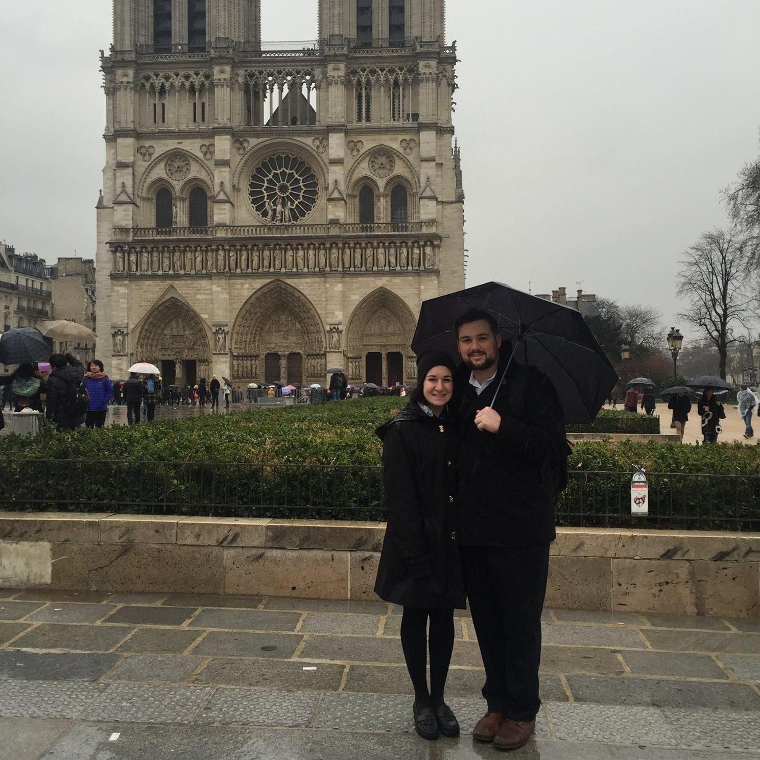 Annie and Phillip studied abroad the same semester. Annie at NYU London and Phillip at Trinity College Dublin. They met up for a rainy Valentine's Day weekend in Paris.