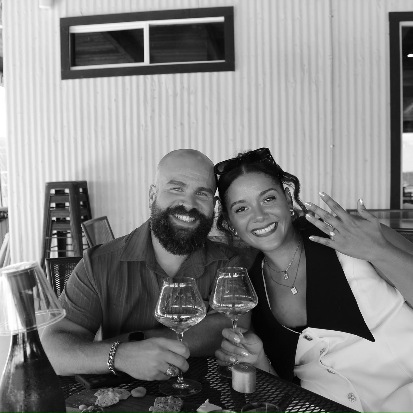 Proposal day! He planned everything out to perfection. One of the best days, that made me SO excited for our future together.