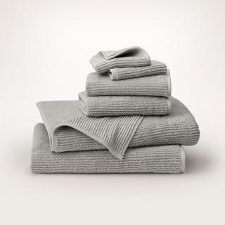 Turkish Ribbed 6-Piece Bath Towel Set