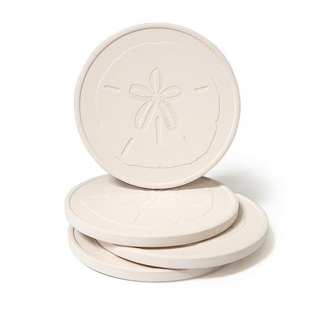 CoasterStone Absorbent Sand Dollar Drink Coasters