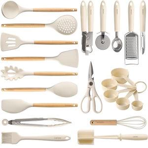 CAROTE 22pcs Silicone Cooking Utensils Set