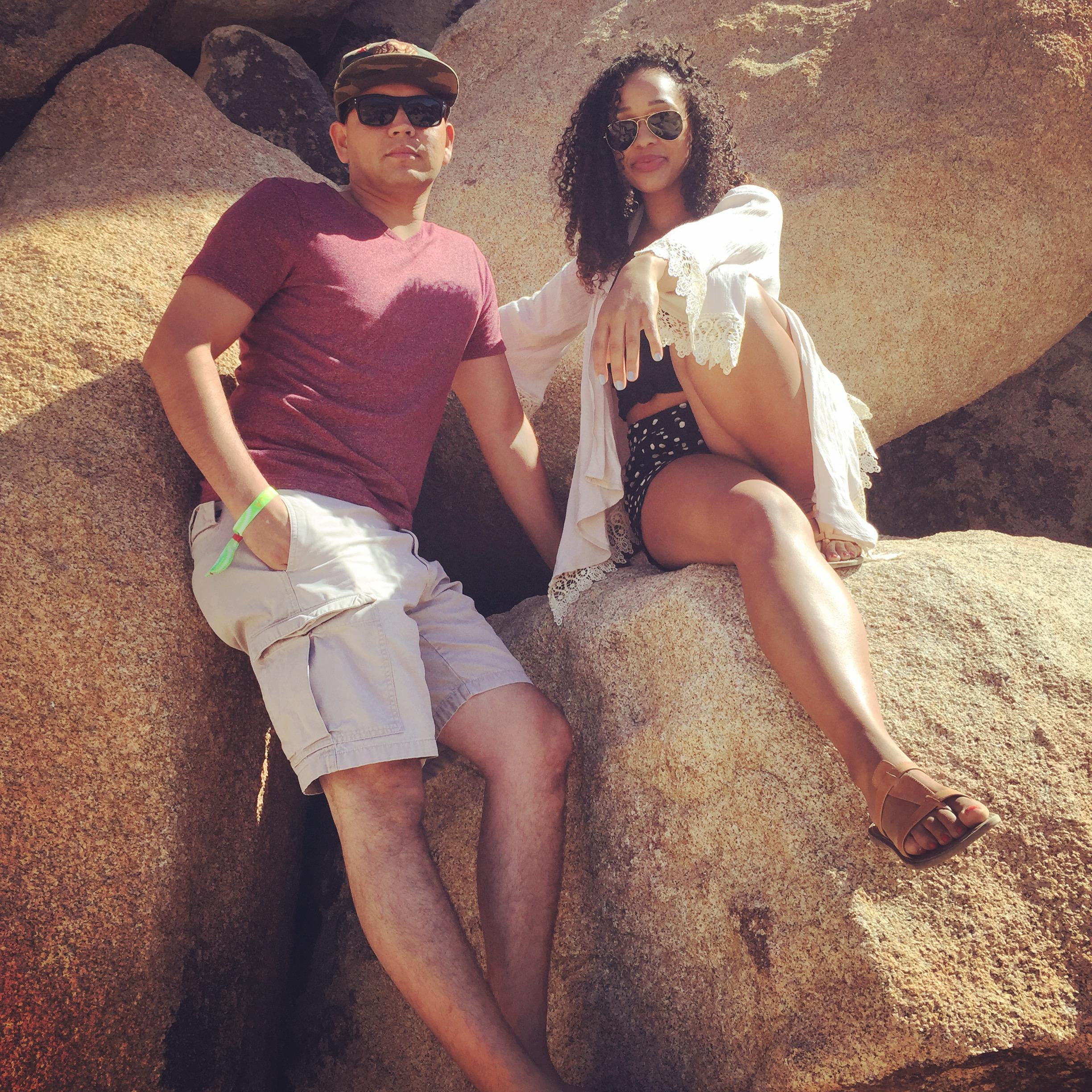 Pre-Coachella trip to Joshua Tree. What you don't see is how cold it actually was!