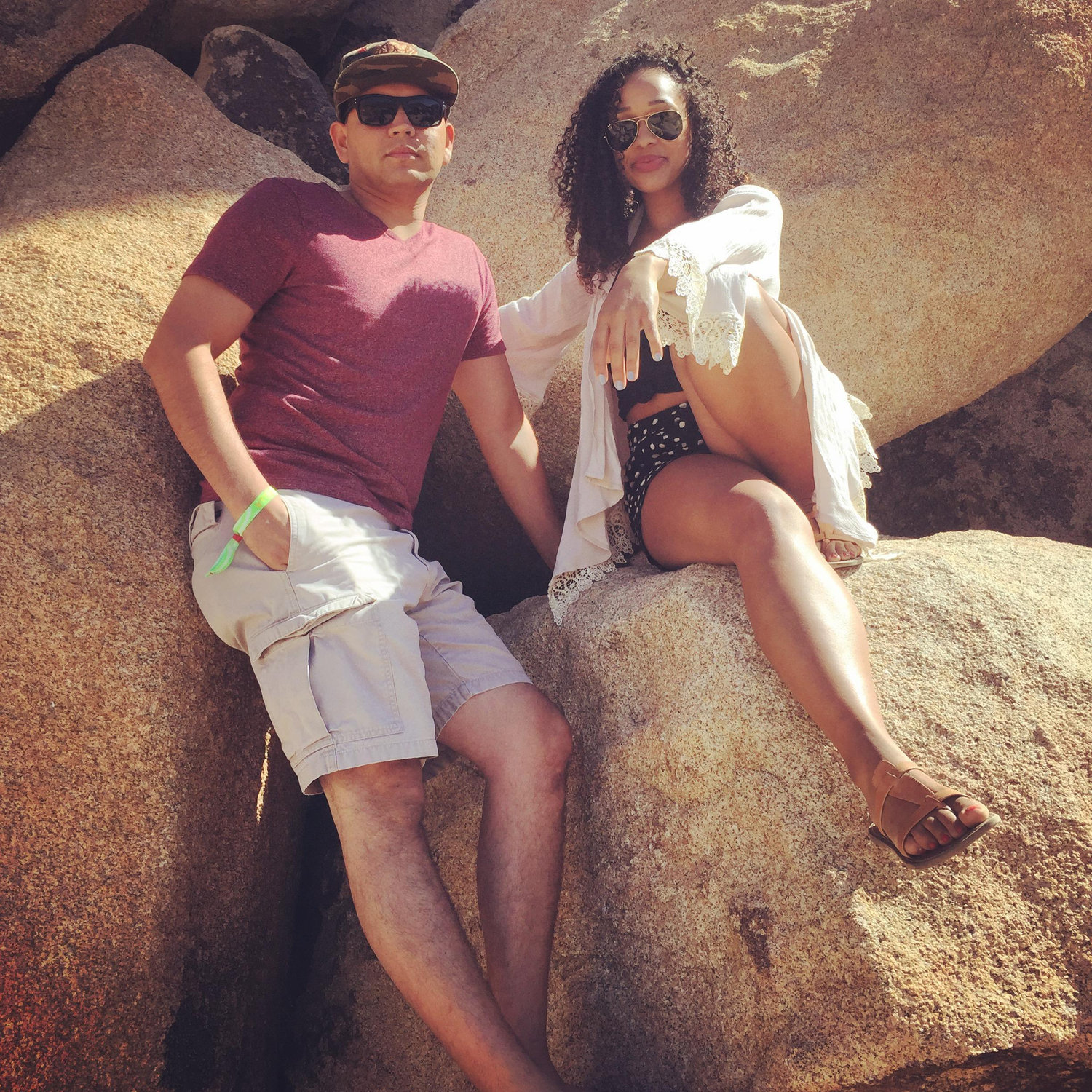 Pre-Coachella trip to Joshua Tree. What you don't see is how cold it actually was!