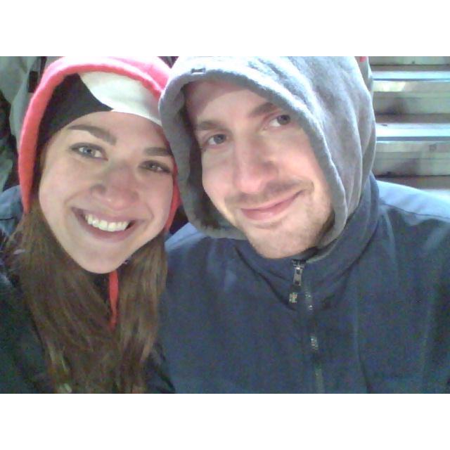 Mike's first visit to Ohio - complete with an Ohio State University football game! We officially became a couple that evening.