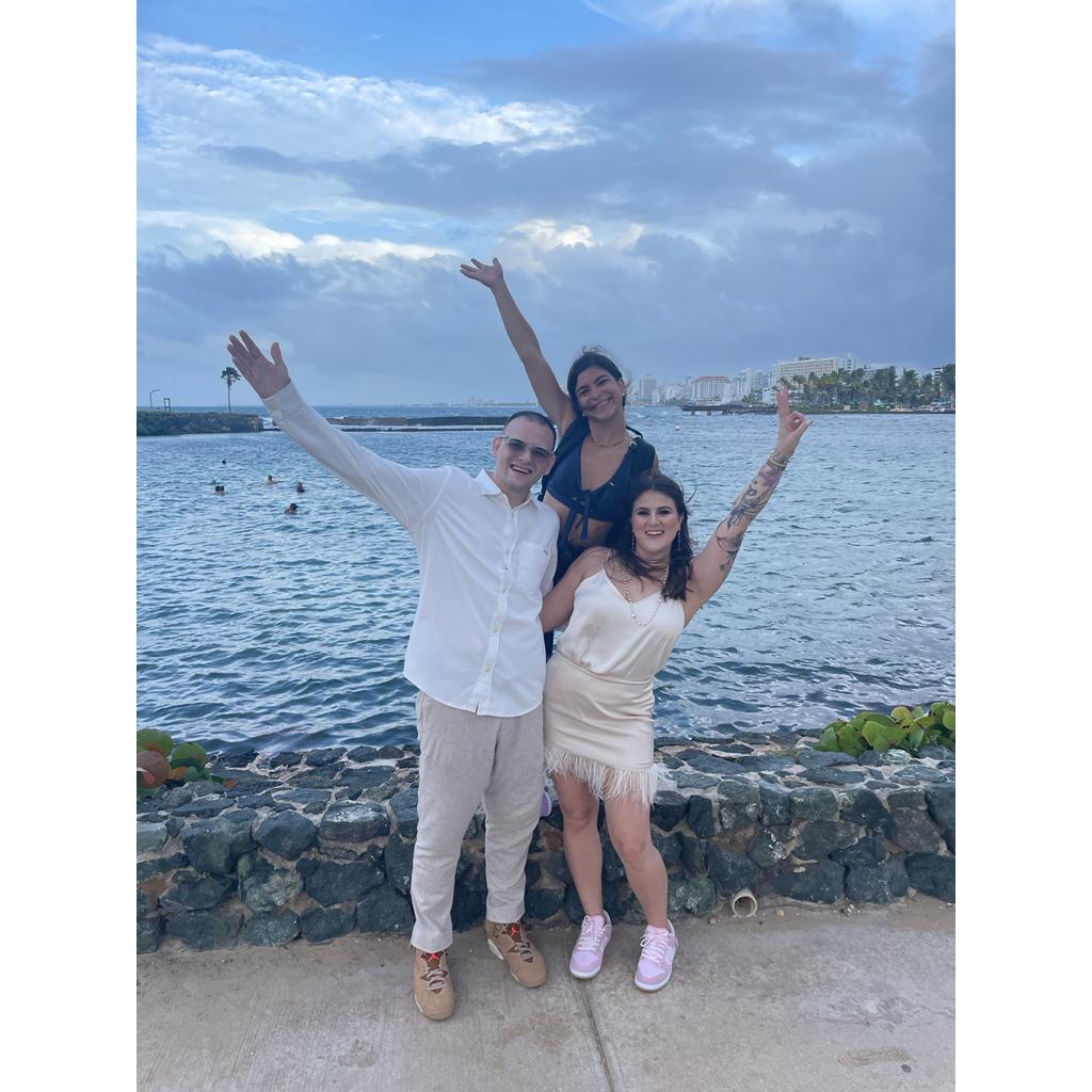 Junto a la mejor estilista en las fotos del "Love Story" 🤍✌🏼