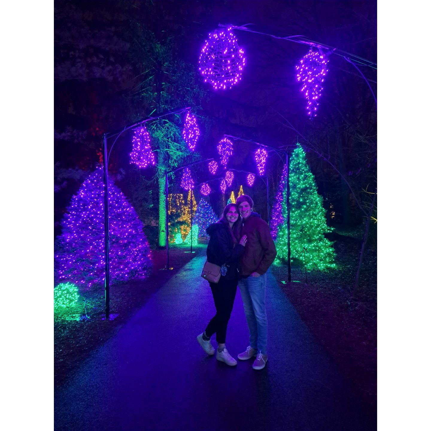 One of our favorite pictures together! This was taken on the night that Lily got to meet most of Jayce's family for the first time!