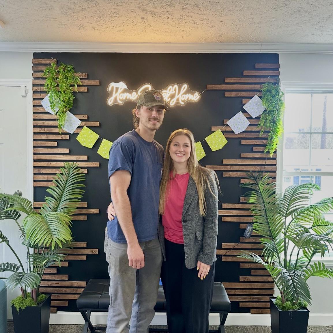 The day we purchased our first home!