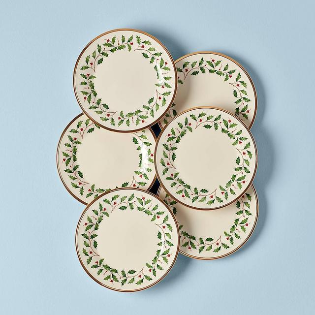 Holiday Salad Plate Set