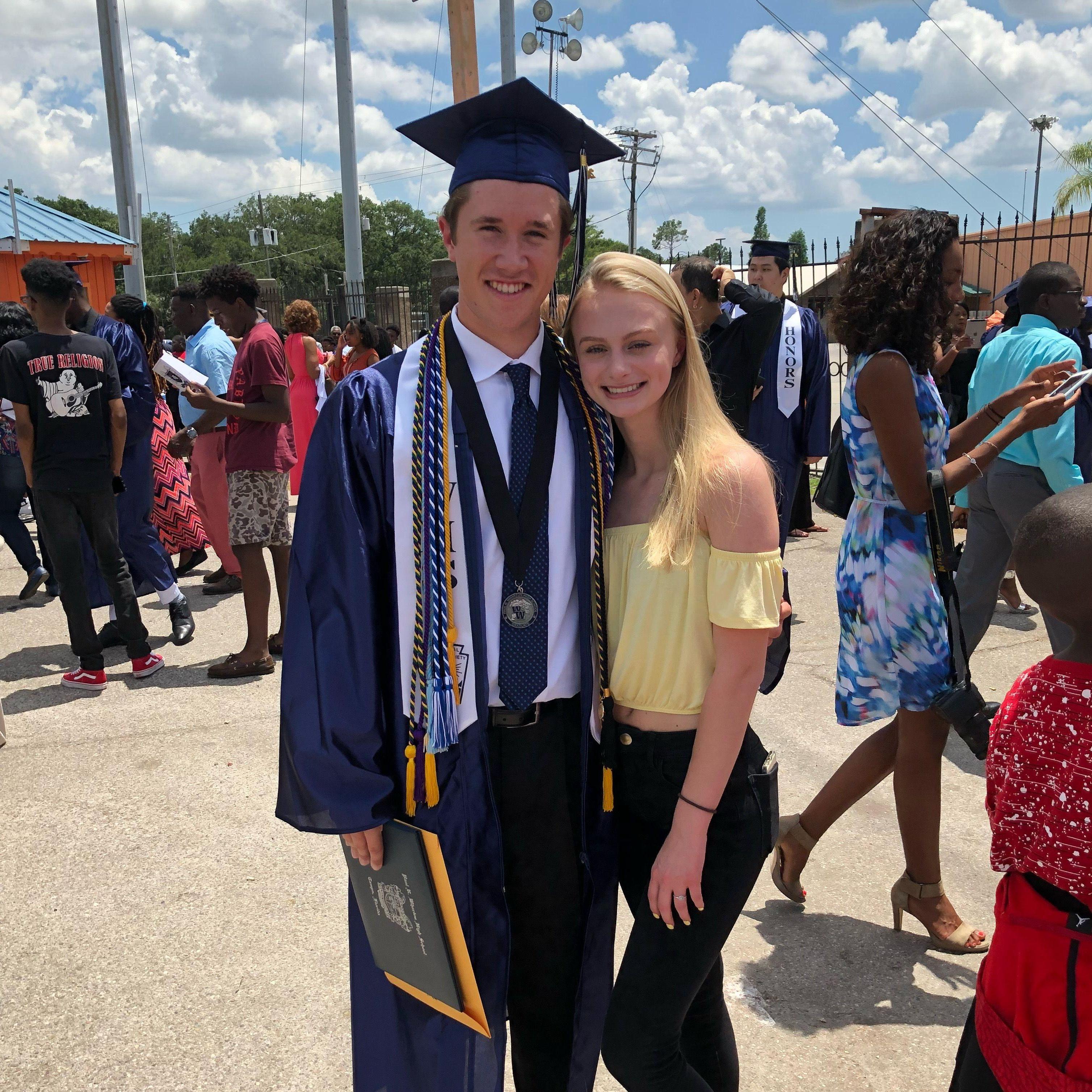 Our first photo together - we started dating shortly after on June 25th, 2018!