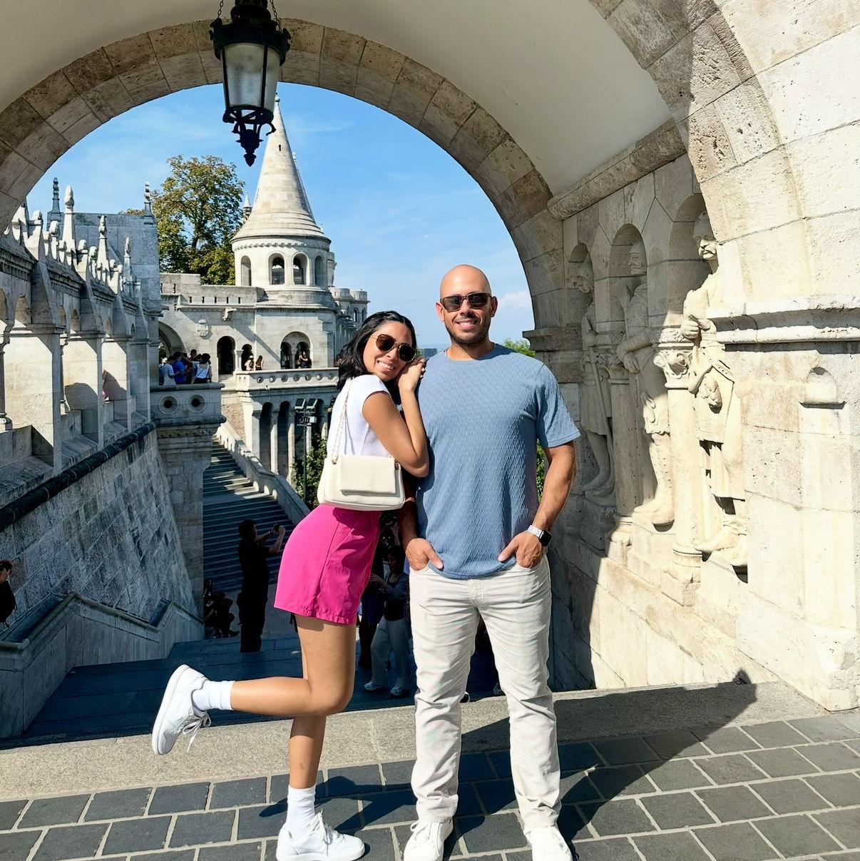 Celebrating Eneilitza's birthday in Budapest. September, 2024