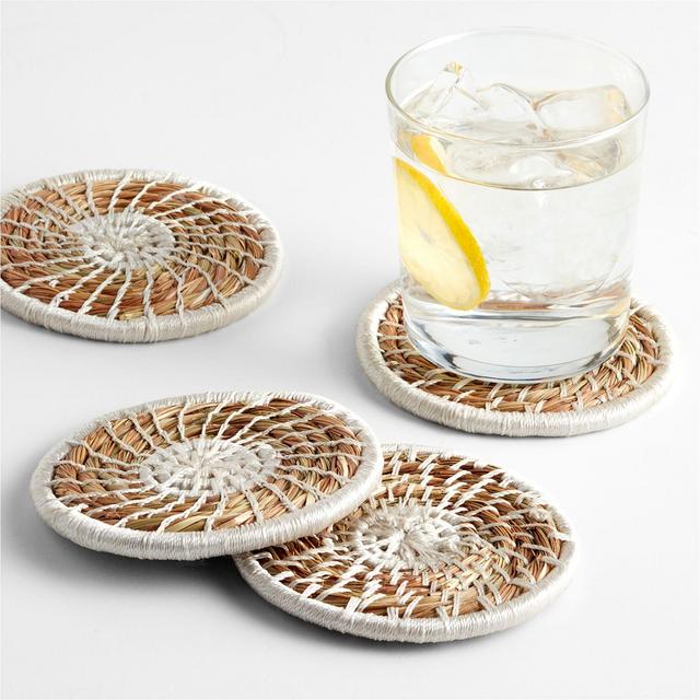 Woven Coasters, Set of 4