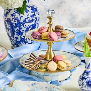 Sky Check 2-Tier Sweet Stand