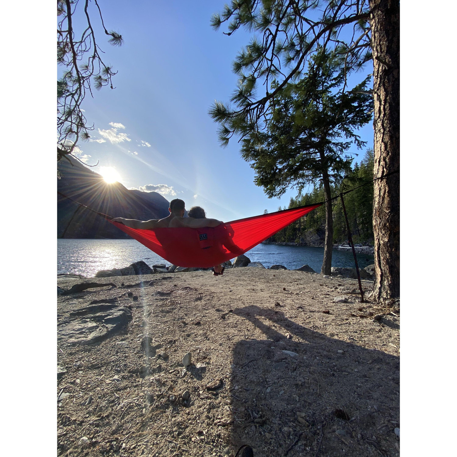 Hammocking is our favorite past time with a good book and a great view!