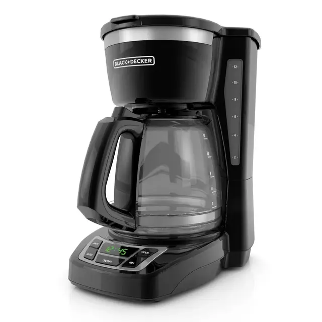Black + Decker™ 12-Cup Programmable Coffee Maker in Black