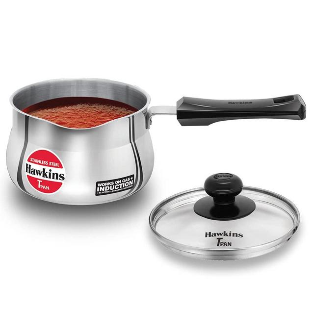 Hawkins Tpan Stainless Steel Saucepan Tea Pan, Small, Silver