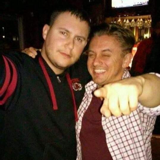 The pic that started it all. David and Joey (our fwiend..and officiant!) sent Heather this message asking her to come hang out
