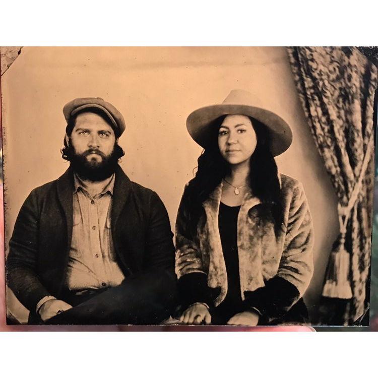 Our first tintype together. December 2020, Gettysburg PA.