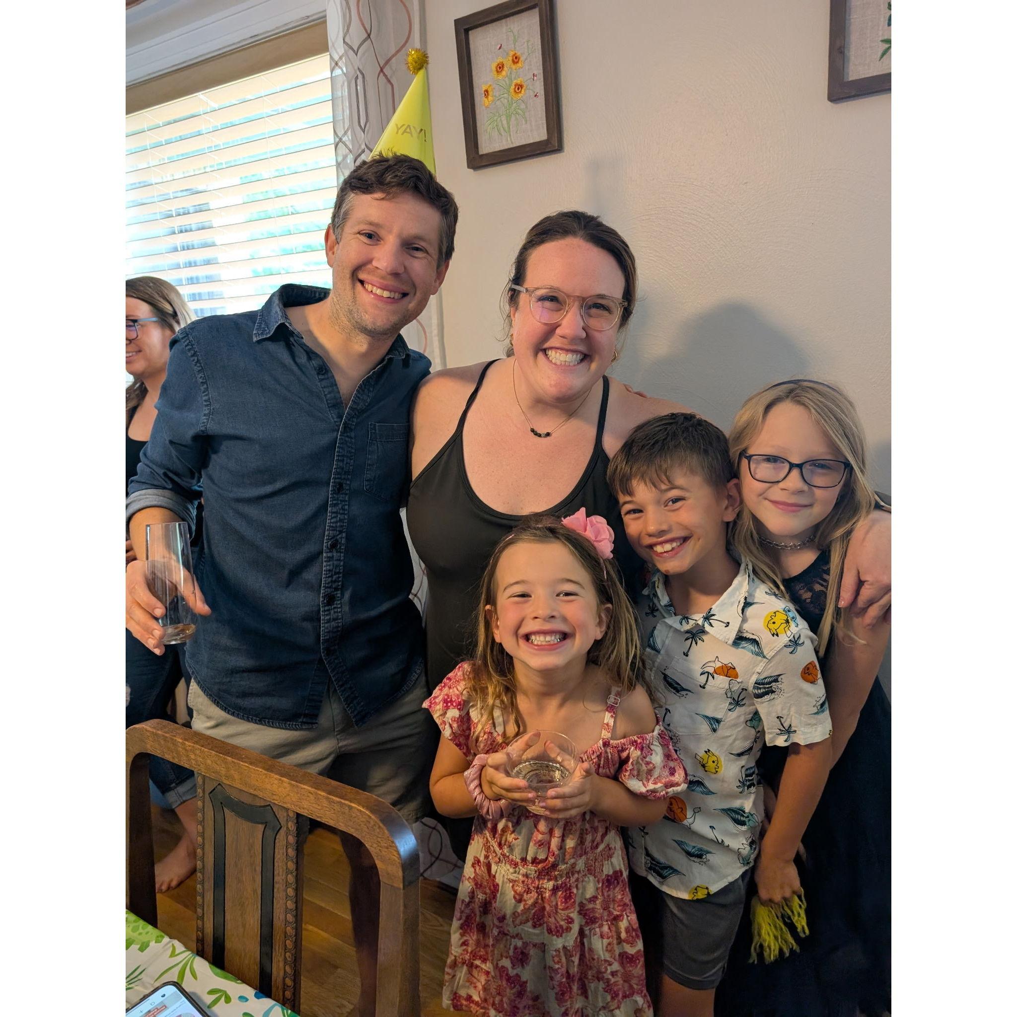 Engagement Party with some of our Flower Girls & Ring Bearers