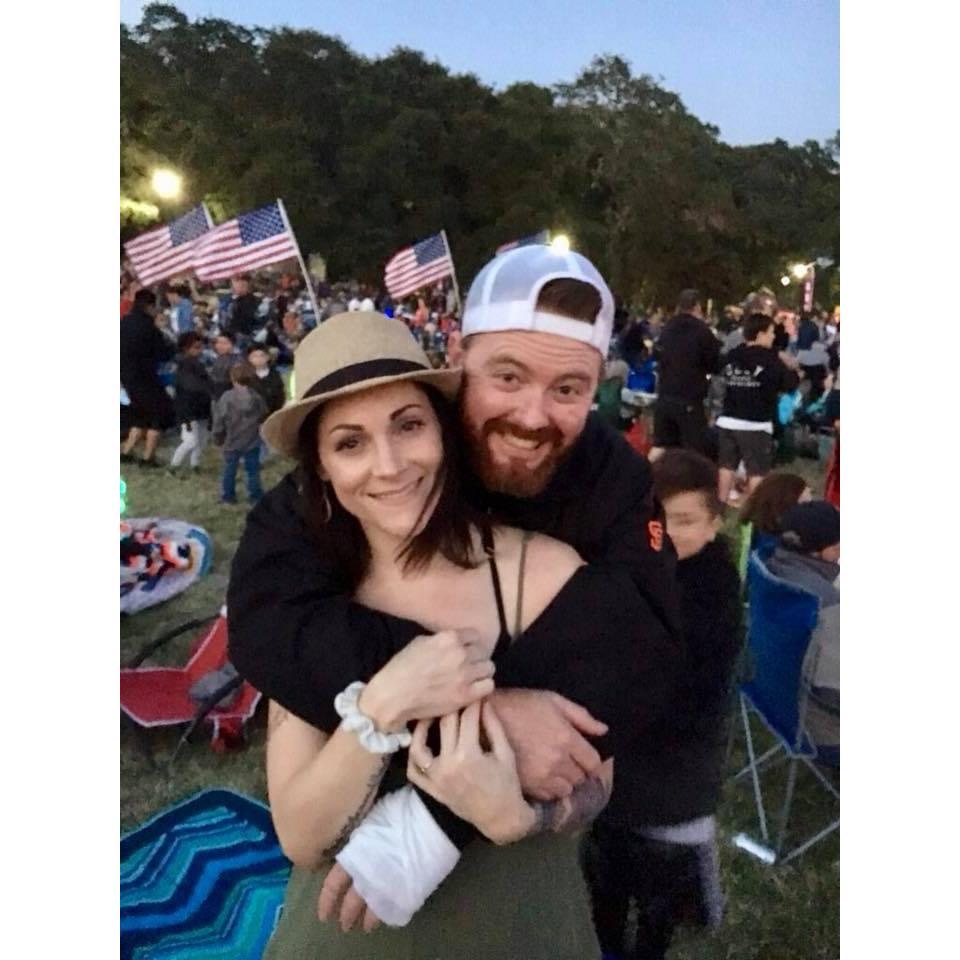 Forth of July spent with both our wonderful families at Windsor's "Kaboom" firework show.