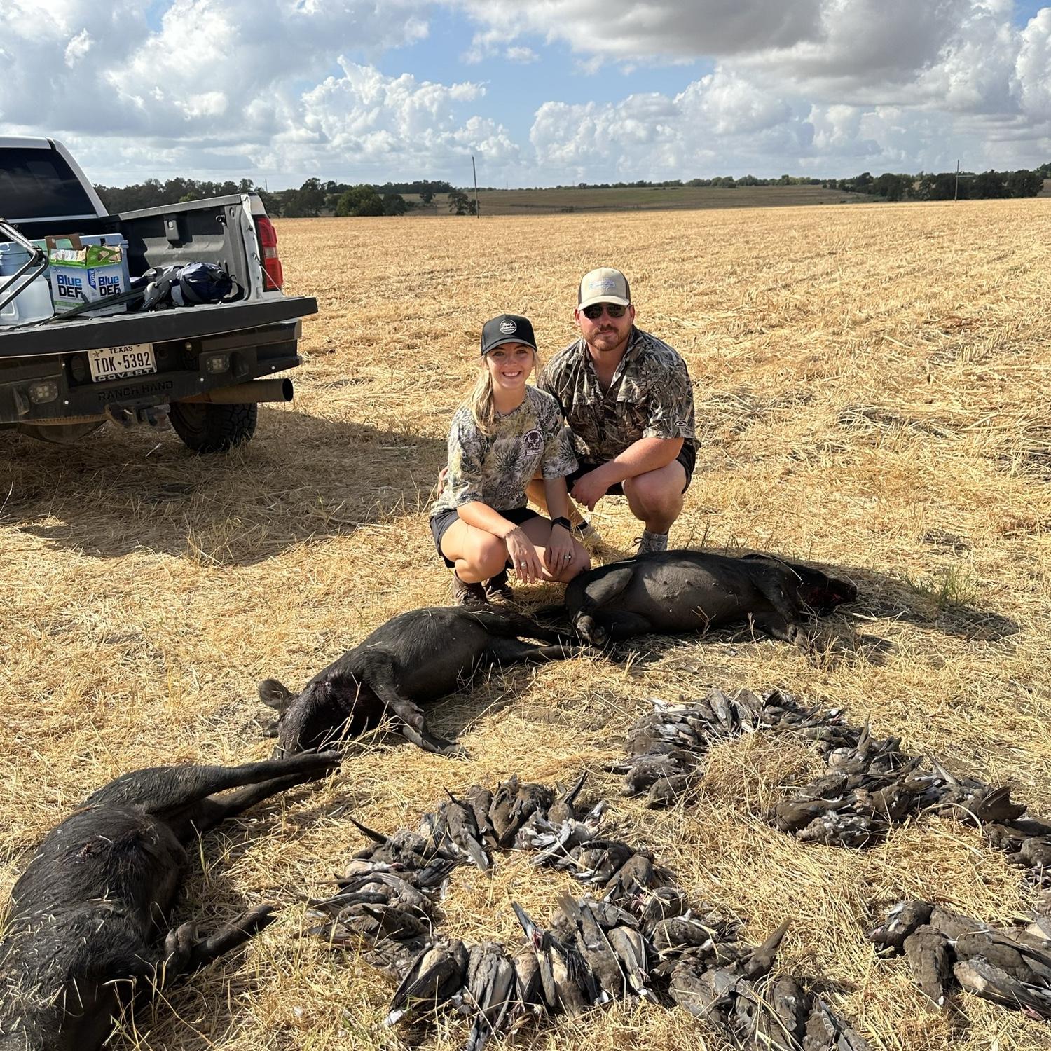 Our favorite hobby: hunting with friends & family.