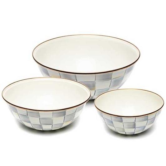 MacKenzie Childs Mixing Bowls Set of 3